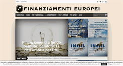 Desktop Screenshot of finanziamentieuropei.net