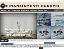 Tablet Screenshot of finanziamentieuropei.net